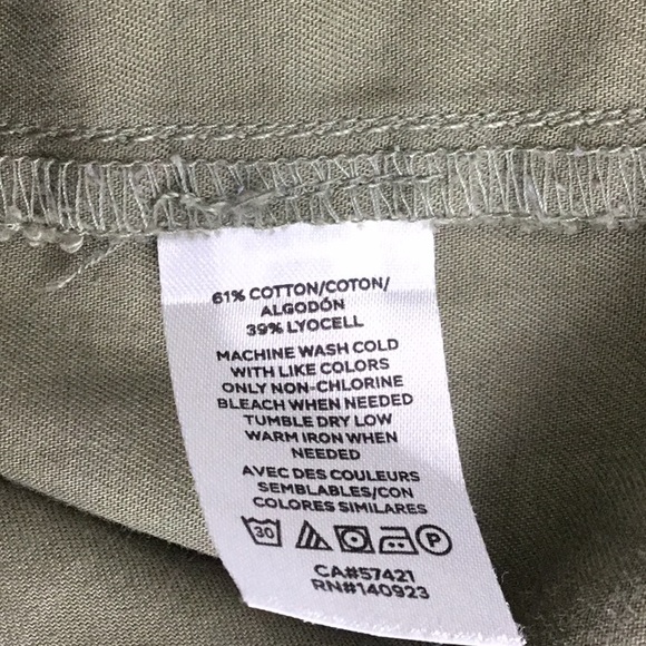 LOFT Belted Cargo Joggers Size 6 - Picture 8 of 9